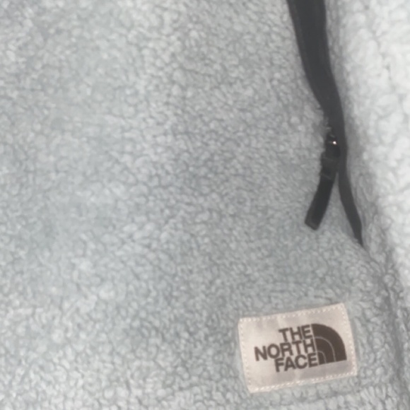 North face fleece pullover zip up hoodie - Picture 2 of 4